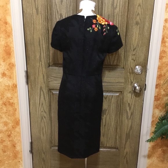 Peggy Jennings embroidered knee length spark dress - Picture 3 of 7